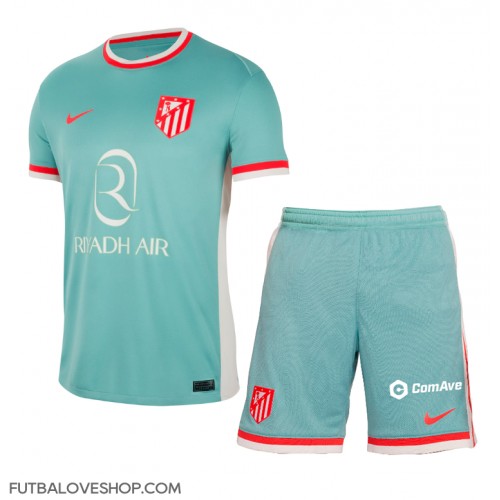 Dres Atletico Madrid Preč pre deti 2024-25 Krátky Rukáv (+ trenírky)